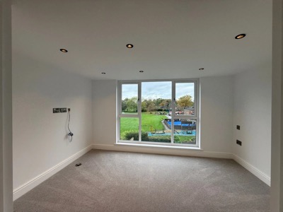 Finished room with garden view