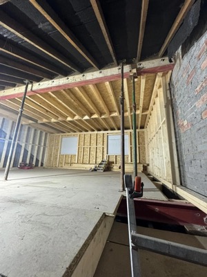 New timber floor and structure