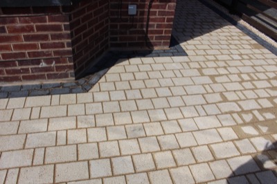 Block paving detail