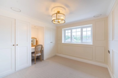 Bedroom and fitted wardrobe